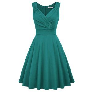 Turquoise Grace Karin Dress V Neck